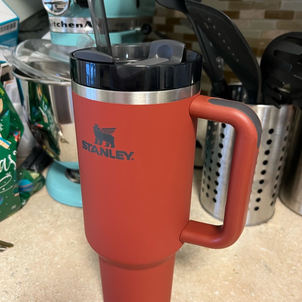 Stanley Matte Red Insulated Mug with Handle